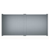 VertiScape | Aluminium Full Privacy Vertical Slat Driveway Gate