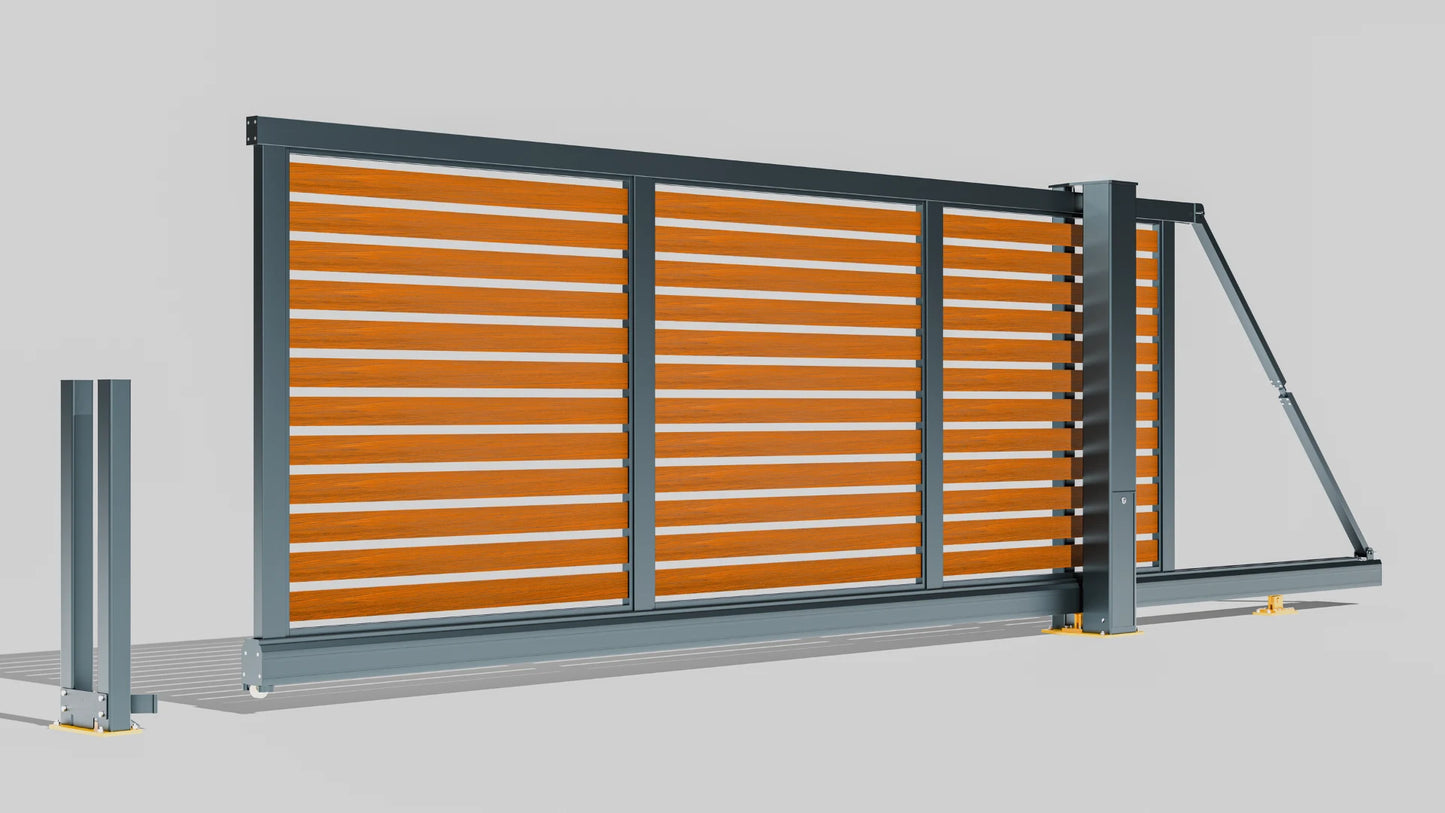 Manual Cantilever Sliding Gate (Full Open Slat Main)