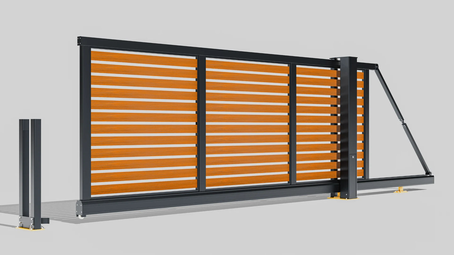 Manual Cantilever Sliding Gate (Full Open Slat Main)