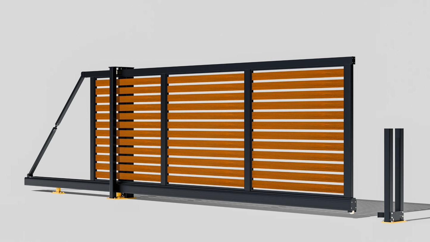 Manual Cantilever Sliding Gate (Full Open Slat Main)