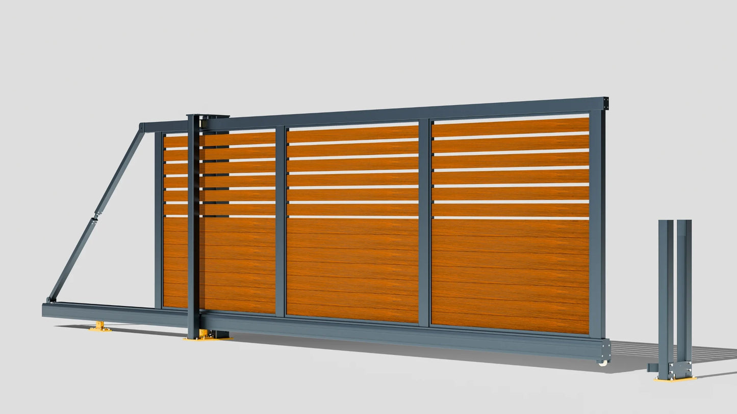 Automatic Cantilever Sliding Gate (Half Slat child)