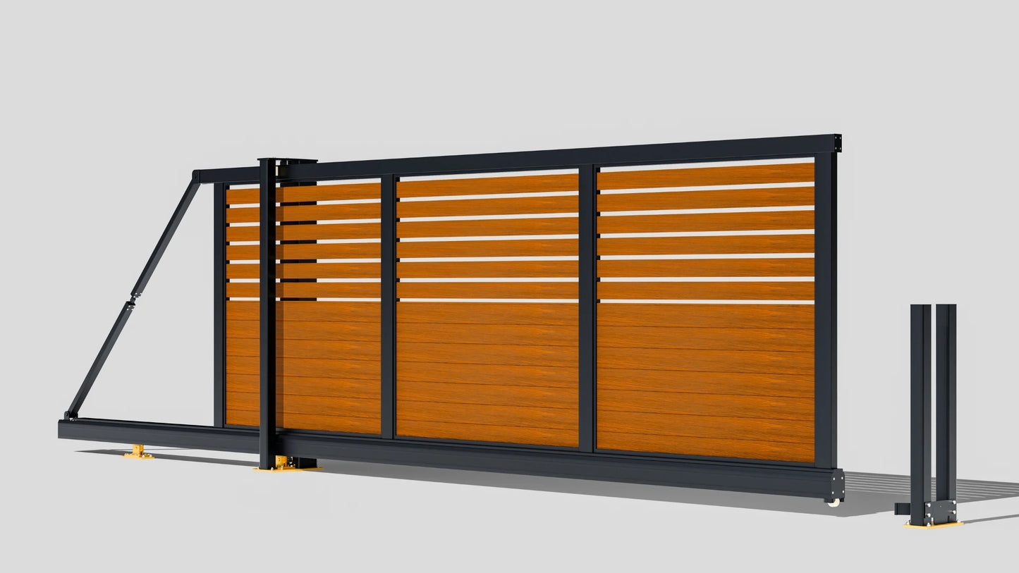 Automatic Cantilever Sliding Gate (Half Slat child)