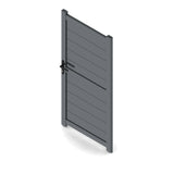 HorizonLine | Aluminium Horizontal Slat Garden Gate
