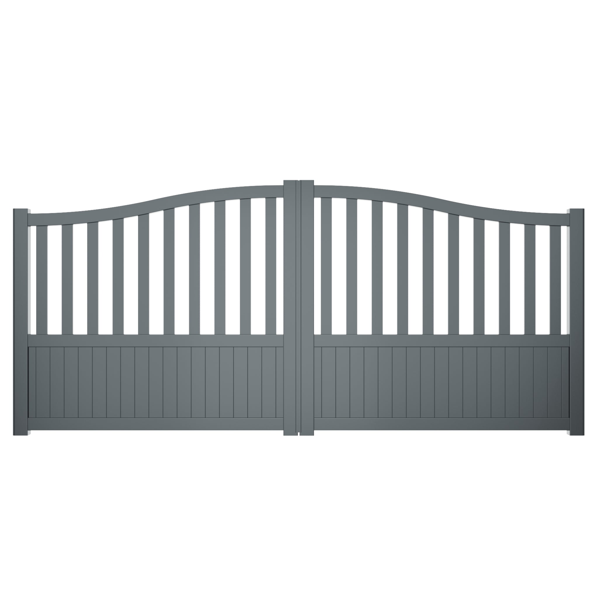 SkyView Elite | Aluminium Partial Privacy Driveway Gate