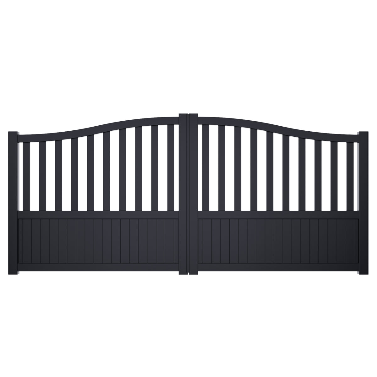 SkyView Elite | Aluminium Partial Privacy Driveway Gate