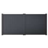 VertiScape | Aluminium Full Privacy Vertical Slat Driveway Gate
