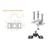 Floor Mounted Hinge