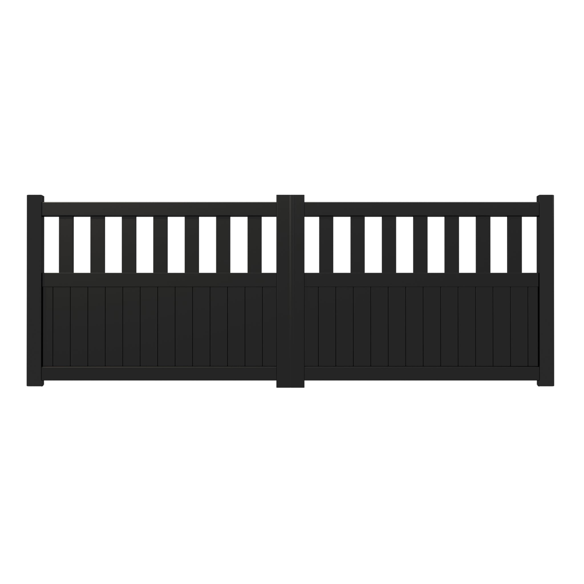 OpenSky | Aluminium Partial Privacy Open-Top Driveway Gate