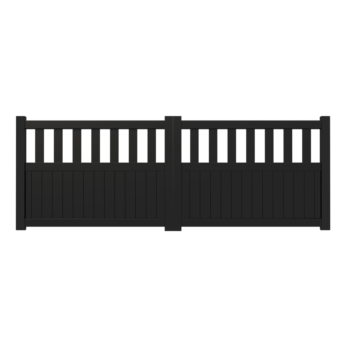 OpenSky | Aluminium Partial Privacy Open-Top Driveway Gate