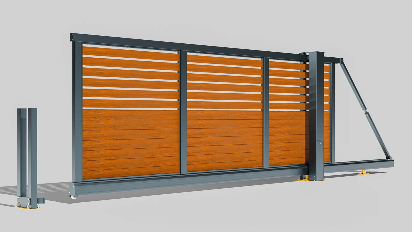 Automatic Cantilever Sliding Gate (Half Slat child)