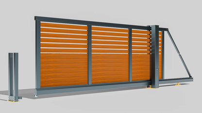 Automatic Cantilever Sliding Gate (Half Slat child)
