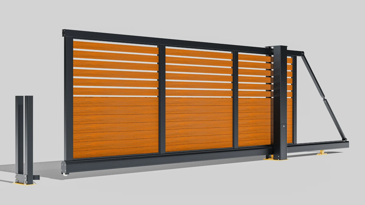 Automatic Cantilever Sliding Gate (Half Slat child)