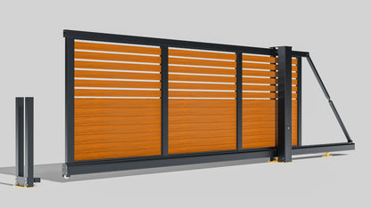 Automatic Cantilever Sliding Gate (Half Slat child)