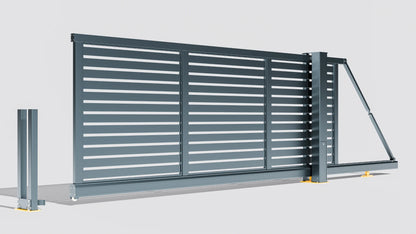 Manual Cantilever Sliding Gate (Full Open Slat Main)