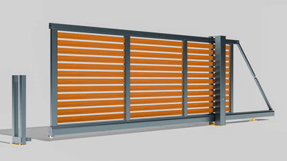 Manual Cantilever Sliding Gate (Full Open Slat Main)