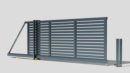 Manual Cantilever Sliding Gate (Full Open Slat Main)