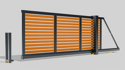 Manual Cantilever Sliding Gate (Full Open Slat Main)