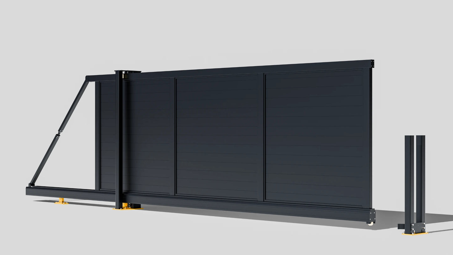 Manual Cantilever Sliding Gate  (Full Horizontal Infill Main)