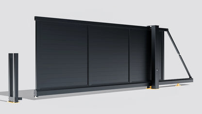 Manual Cantilever Sliding Gate  (Full Horizontal Infill Main)