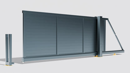 Manual Cantilever Sliding Gate  (Full Horizontal Infill Main)