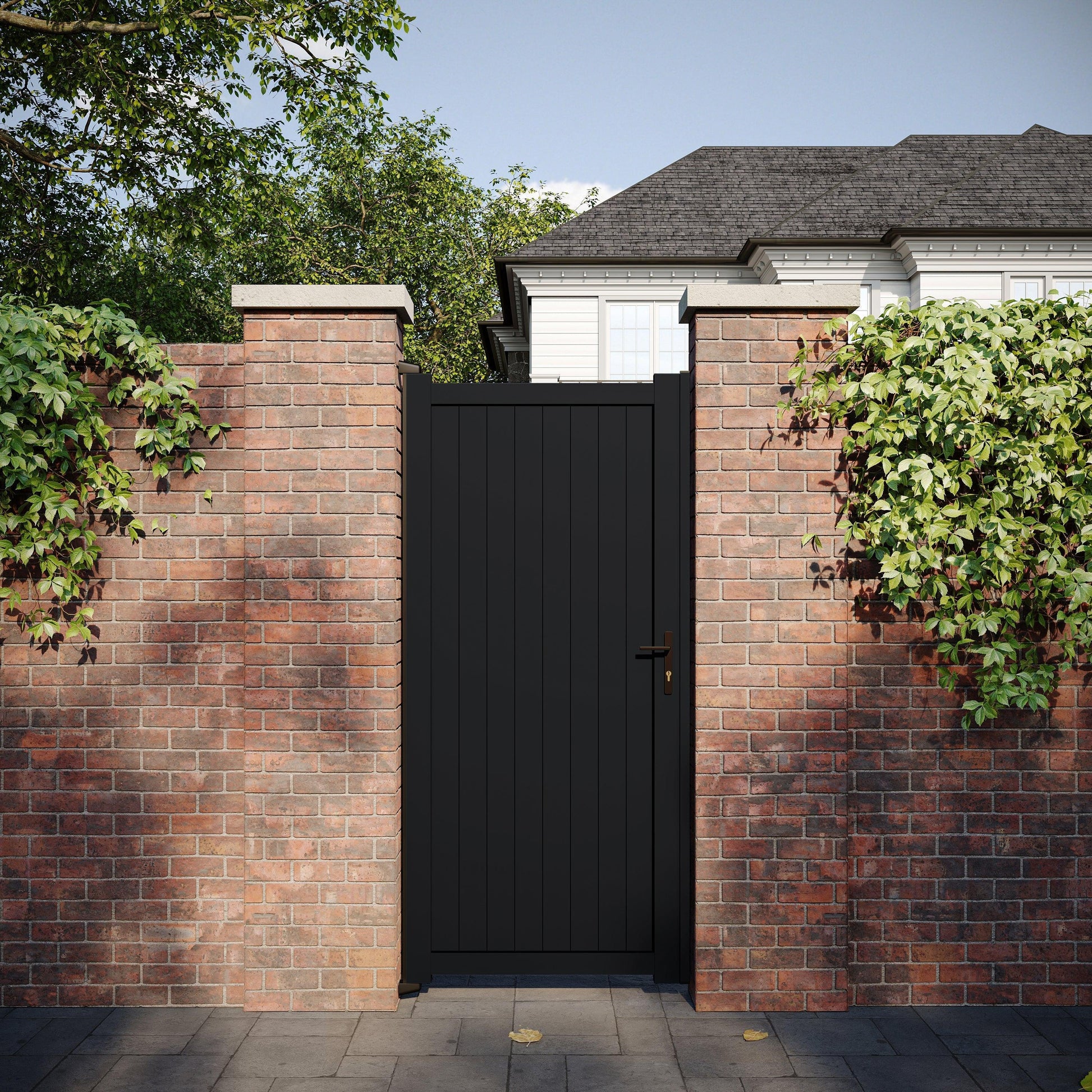 VertiScape | Aluminium Vertical Slat Garden Gate - Residential Gates